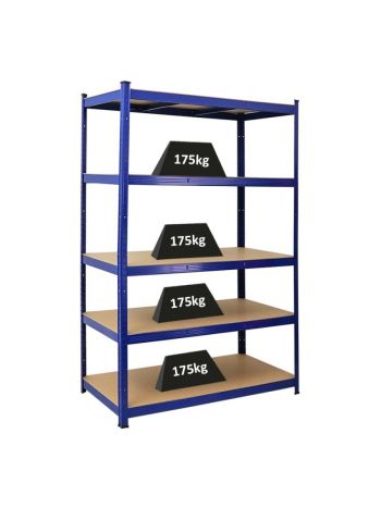 Schwerlastregal TAURUS | HxBxT 180x120x60cm | Fachlast 175kg | Blau